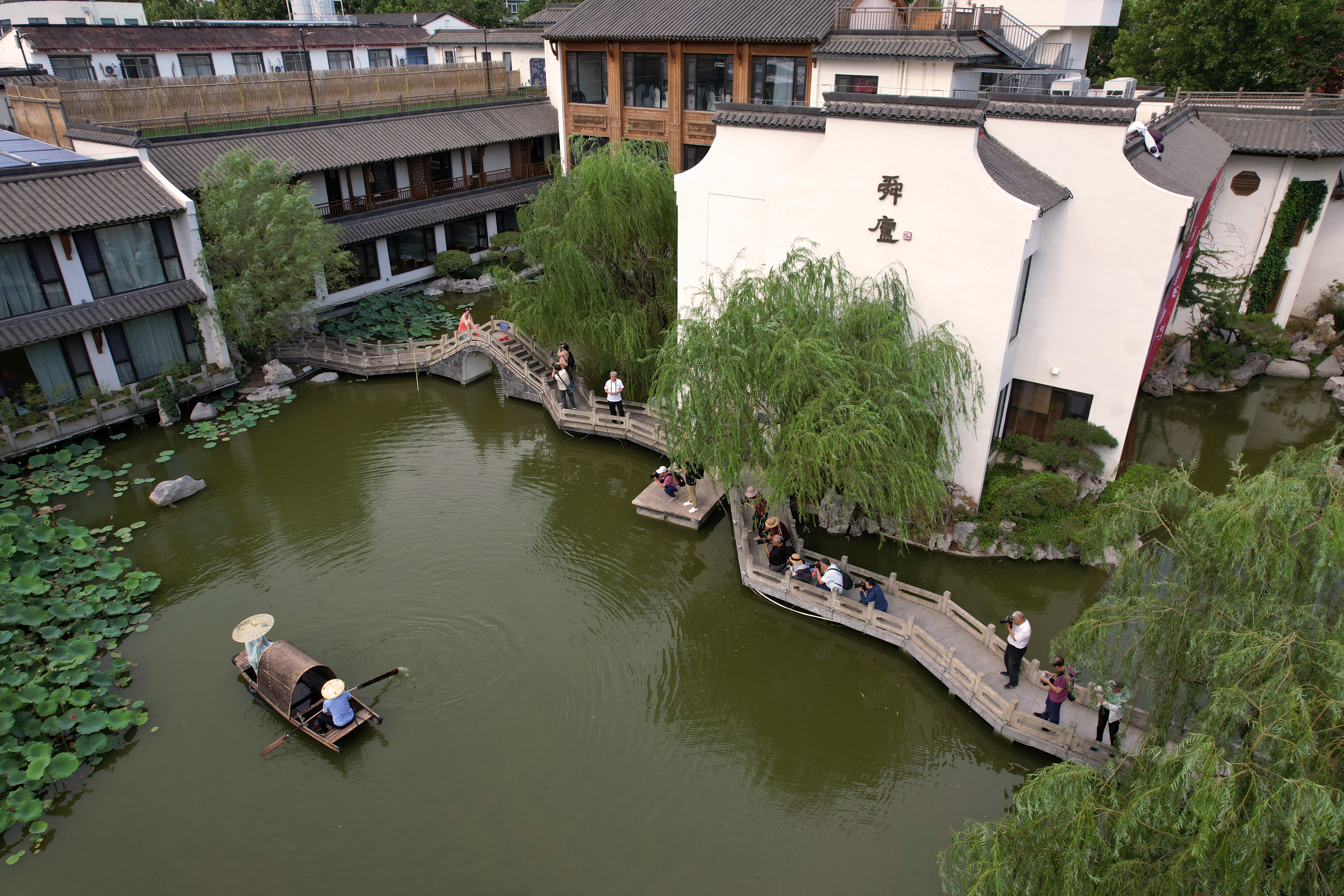 《荷花庭池》 孙文闽.jpg