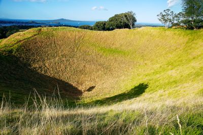 奥克兰火山口景区。