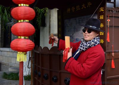 传统非遗 拉洋片