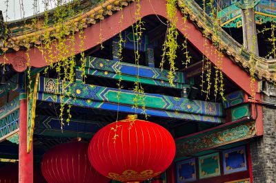 一丝垂柳吐绿芽10