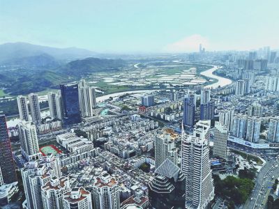 俯瞰祖国的东方明珠