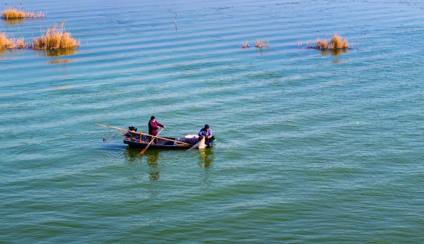 《微山湖上渔家人》