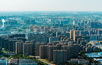 《建设中的济南金融中心》