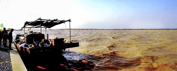 《波澜壮阔的黄河入海口一瞥》