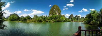 《广西旧州风光》