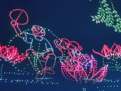 ‘泉染星穹’无人机秀 （5）