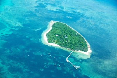 澳大利亚大堡礁。（航拍）