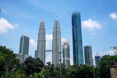 马来西亚双峰塔。