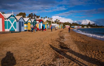 澳大利亚采风之旅 —— 墨尔本布莱顿海滩