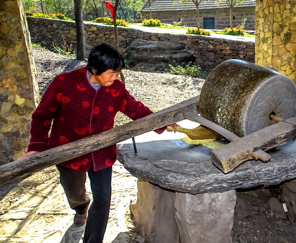 《石碾磨米更飘香》