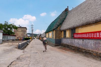 中国传统村落街巷。