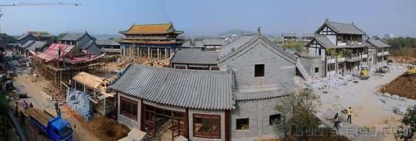 初露芳容的济南园博园新建筑群3