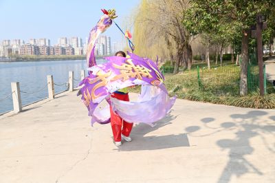 洛神湖畔舞龙人3