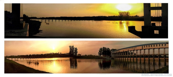 《夜幕璀璨徒骇河》