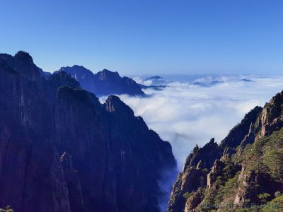 黄山排云亭云海