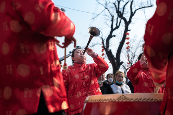 唢呐声声迎新春