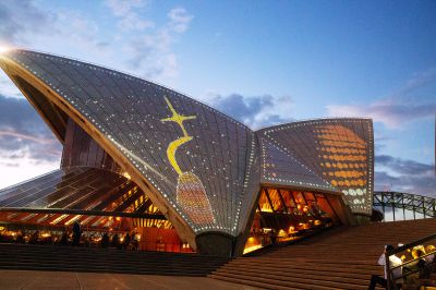 悉尼歌剧院夜景