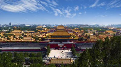 [原创]石景山上望故宫