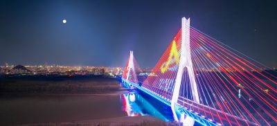 黄河大桥夜景