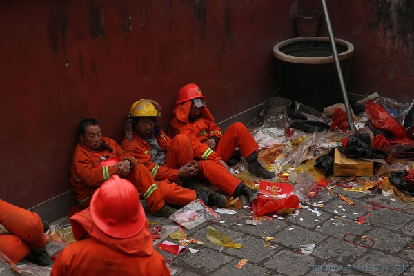 泰山消防员（组照）