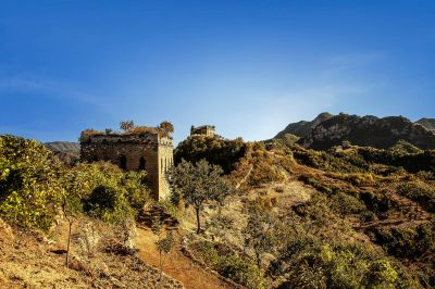 榆木岭长城色彩斑斓