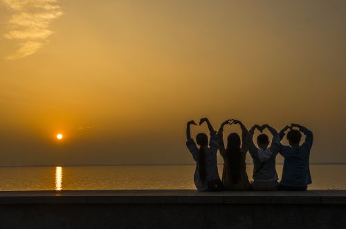 【夕照太湖畔】