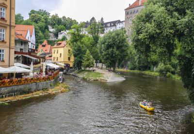 捷克克鲁姆洛夫小镇风光