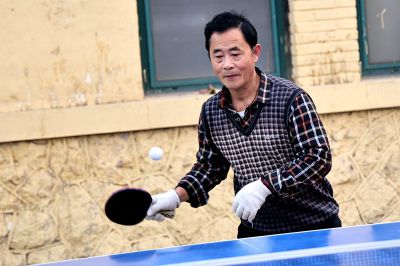 弘道公园的早晨——打乒乓球0