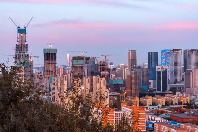 《建设中的济南金融中心》