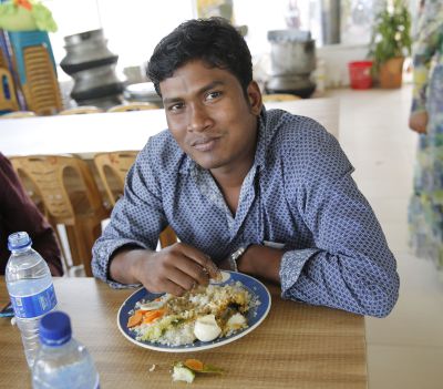 孟加拉人的手抓饭