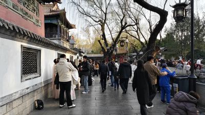 长假结束，游人不减