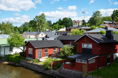芬兰小镇民居