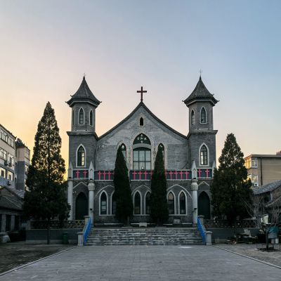 青州古城内的教堂