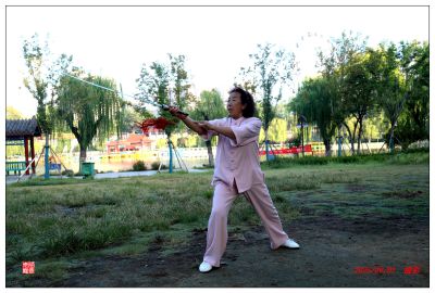 荆河公园晨练的人们4