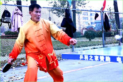 露天打乒乓球7