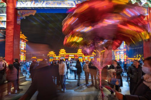 曲阜蓼古城新年夜