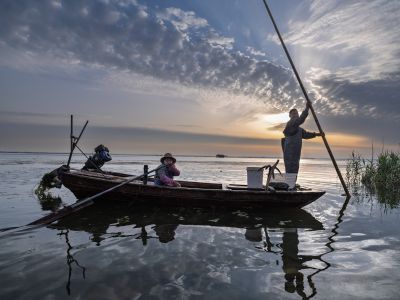 渔舟唱晚