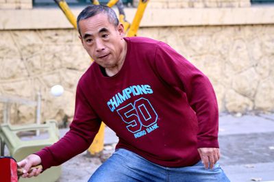 弘道公园的早晨——打乒乓球2